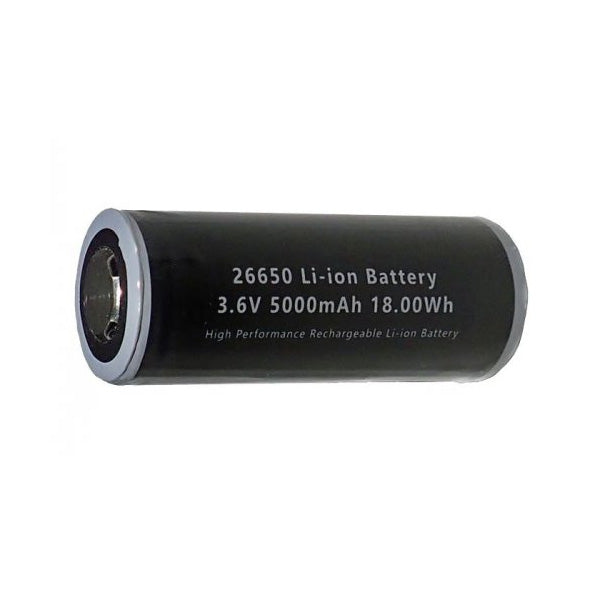 Weefine 26650 Li-ion Battery (3.6V, 5,000mAh) for Ring Light 3000 Weefine 26650 Li-ion Battery (3.6V, 5,000mAh) for Ring Light 3000